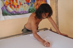 ricky making batik.JPG
